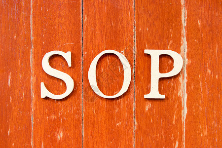 以SOP简化标准操作程序字母顺序字母图片