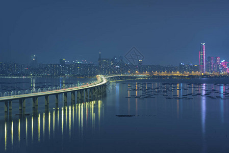 深圳市天际线夜景图片