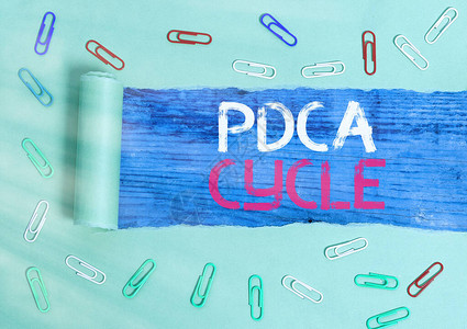 PdcaCcycle商业图片展示用于控制和继续改进流程和产品的使用情况PDCA背景图片