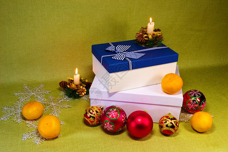 圣诞图片圣诞礼物圣诞玩具和装饰品蜡烛普通图片