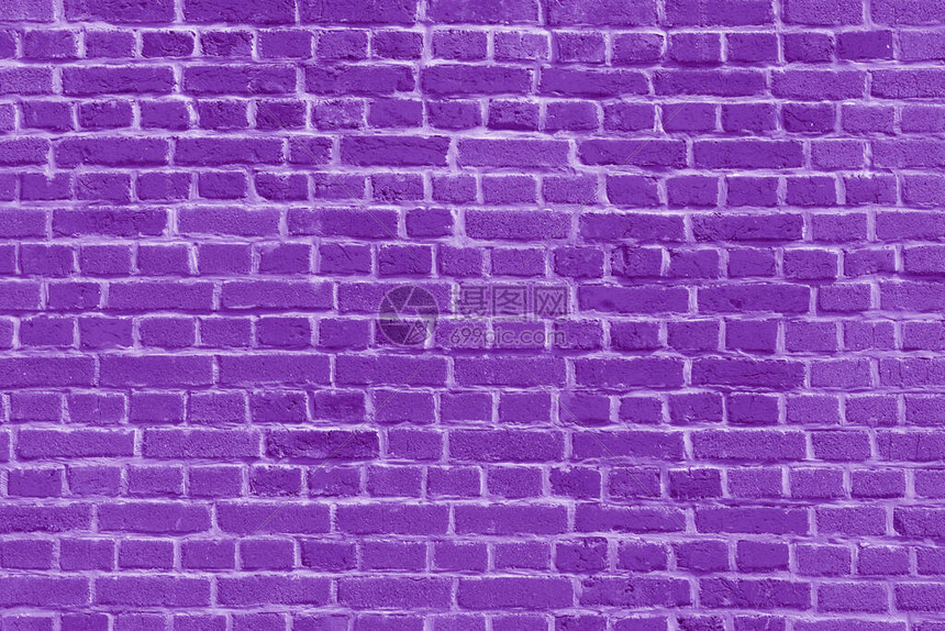 用于设计室内和各种背景的紫砖壁背景图片