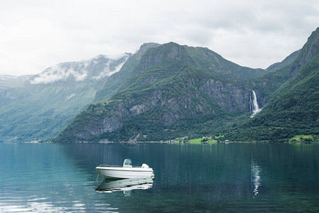 挪威Lusterfjordfjord挪威鲁斯特乡的挪威图片