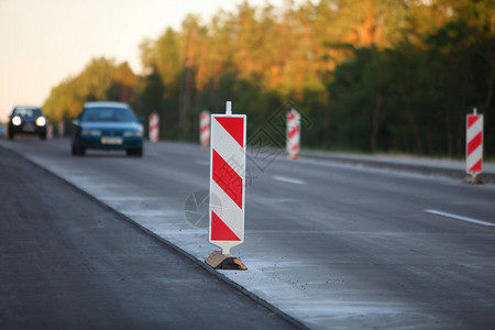 现代混凝土高速公路道建设背景图片