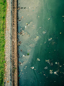 Piinheiros河岸和污染图片