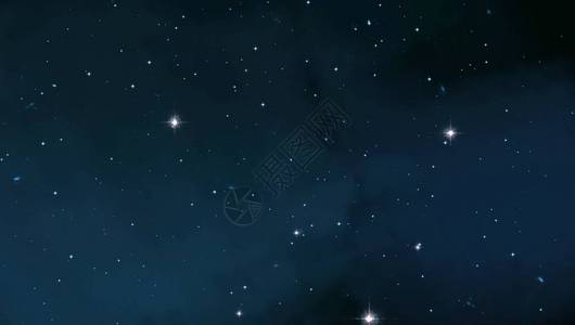 科幻办公2d插图深广的空间恒星行星和卫星各种科幻创作背景空间艺术外星太阳插画