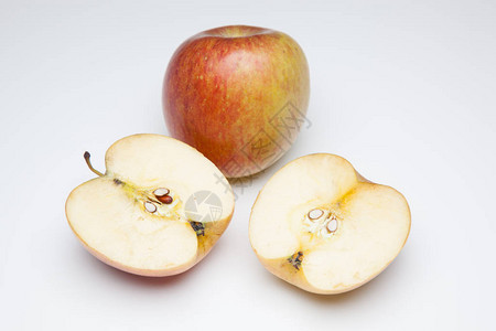 苹果含有丰富的维生素和多种特背景图片