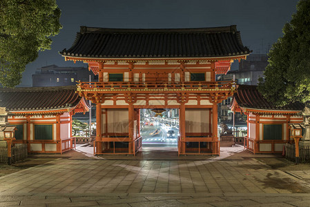 日本圣殿和神庙的典型入口图片