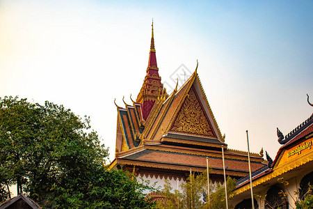 柬埔寨暹粒的佛教巴戎寺图片