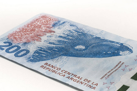 两百比索阿根廷新钞背景图片