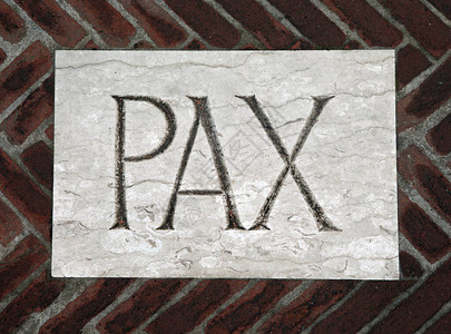 拉丁书写PAX意思是古教堂背景图片