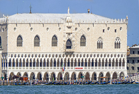 从大运河看威尼斯全景图片
