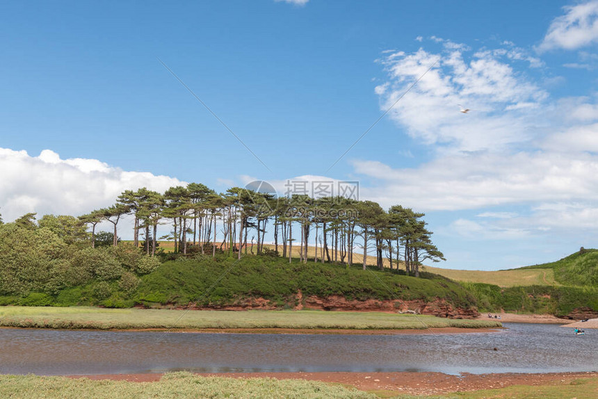 德文郡BudleighSalterton的水獭河口景观照片图片