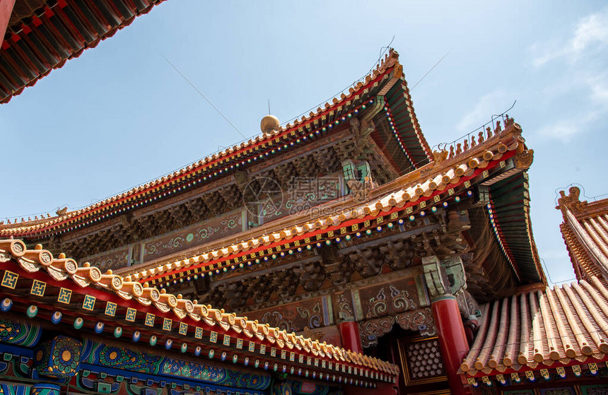 在北京紫禁市博物馆的领土内位于城市中心地带的塔楼里图片