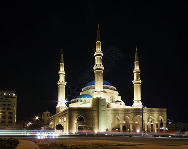 MohammadAlAmin清真寺位于贝鲁特市中部Lebanon图片