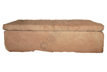一个古老的罗马石棺孤图片
