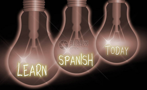手写文本西班牙语西班牙词汇方言语音中的概念图片