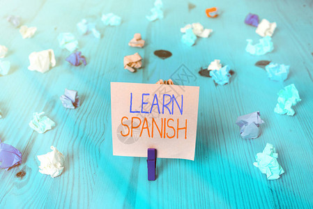 概念手写显示西班牙语西班牙词汇方言语音中的概念图片