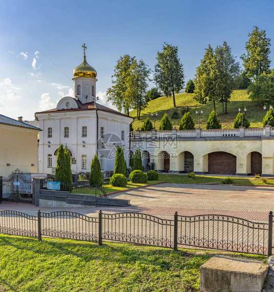 托尔斯泰街15号维捷布斯克白俄罗斯2019年7月28日精神和文化中心十九世纪的建筑精神文化中心的大楼内设有圣灵修道院圣奥尔金斯基图片