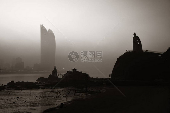 在福建Xiamen城市建筑在图片