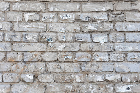 灰色grunge砖墙背景图片
