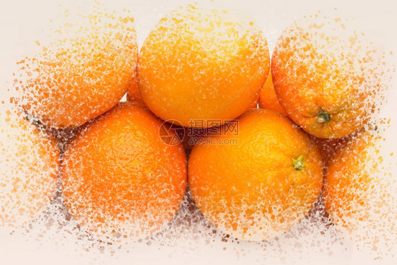 涂料或类似于熟橙桔子在橘子果出现时图片
