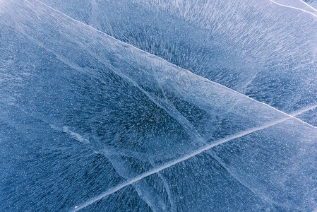 美丽的贝加尔湖蓝冰背景图片