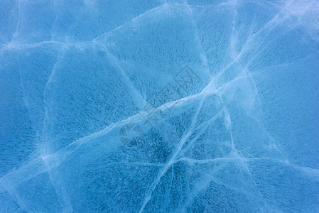 美丽的贝加尔湖蓝冰背景图片