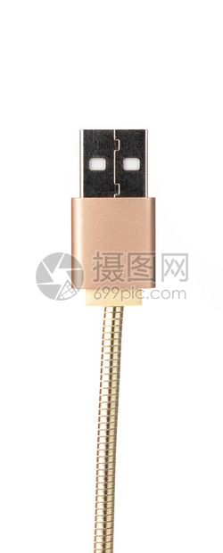 USB微电缆智能手机充电供应孤图片
