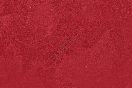 现代亮红色低对比度混凝土纹理墙背景图片
