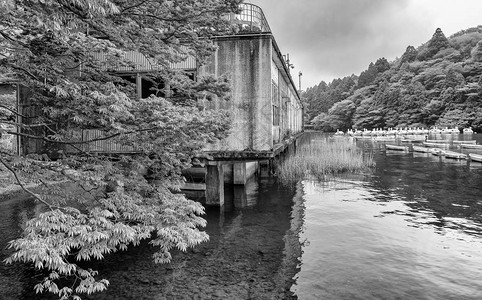 日本箱根的芦之湖图片