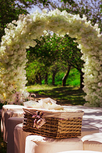 花的婚礼拱门婚礼新娘图片
