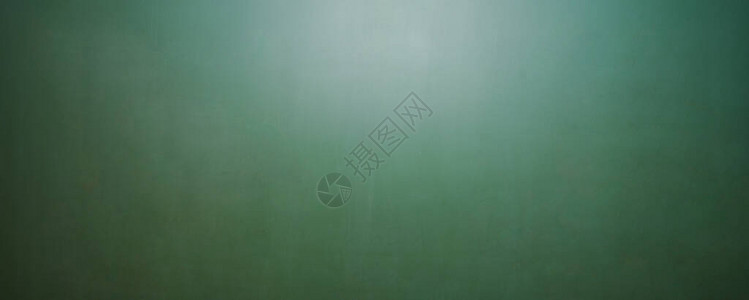 空白的绿色黑板黑板纹理横幅大小全景图片
