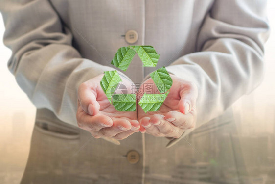 生态友好CSR企业社会责任理念图片