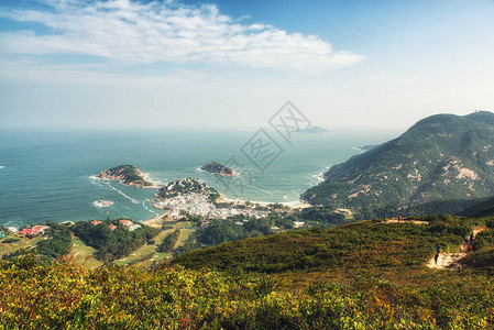 从石澳龙脊山步道峰图片