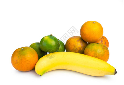 水果香蕉橙色柠檬图片