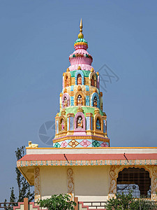 印度马哈拉施特拉邦Saswad附近的印度寺庙村图片