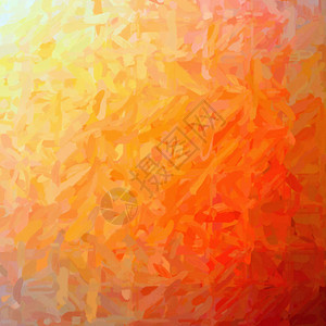 抽象的橙色印象主义Impasto背景图片