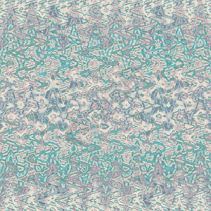 扭曲的波浪无缝重复光栅图案设计抽象取代的蓝绿色奶油色粉红色蓝色动态之字形皱褶效果水洗图片