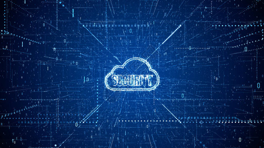 技术网络和数据连接安全数据网络数字云计算图片