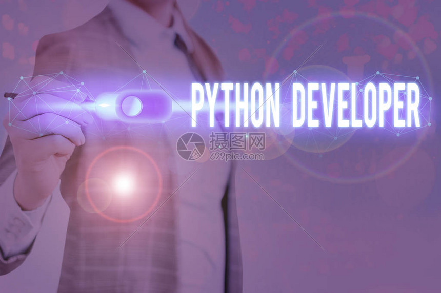 Python开发者概念照片图片