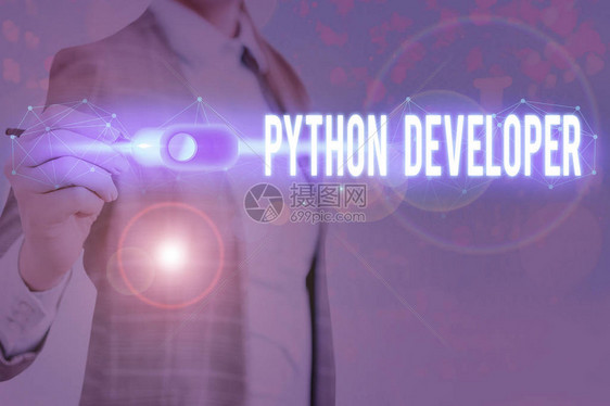 Python开发者概念照片图片