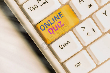 在线Quiz商业图片展示游戏或互联网上刊登的智力运动Businessphotocraturing背景图片