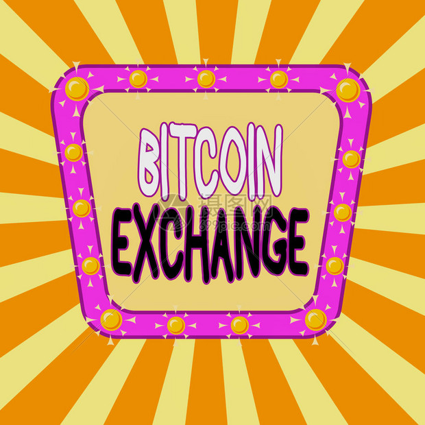 BitcoinExchange概念图象数字市场图片