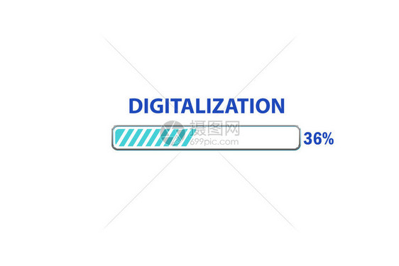 数字化转型和数字化概念图片