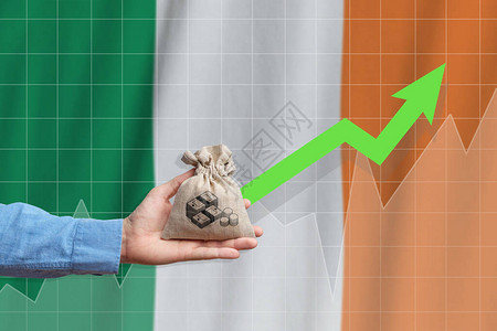 爱尔兰的经济增长概念图片