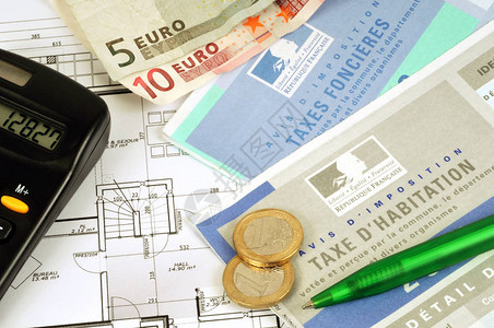 法国税收表格和财产税图片