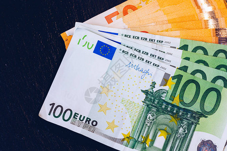欧元钱背景图片