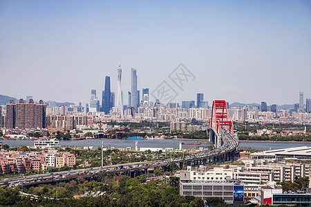 广州新光桥城市建筑风光图片