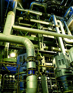 发电厂的管道管子水泵图片