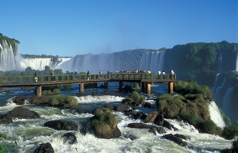 巴西Iguacu瀑布的图片